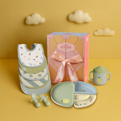 Happy First Bites 套裝 (藍/綠) (6m+)