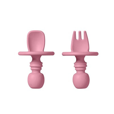 Happy First Bites 套裝 (粉紅/粉紫) (6m+)