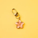 MONBEBE 粉金櫻花 Bag Charm